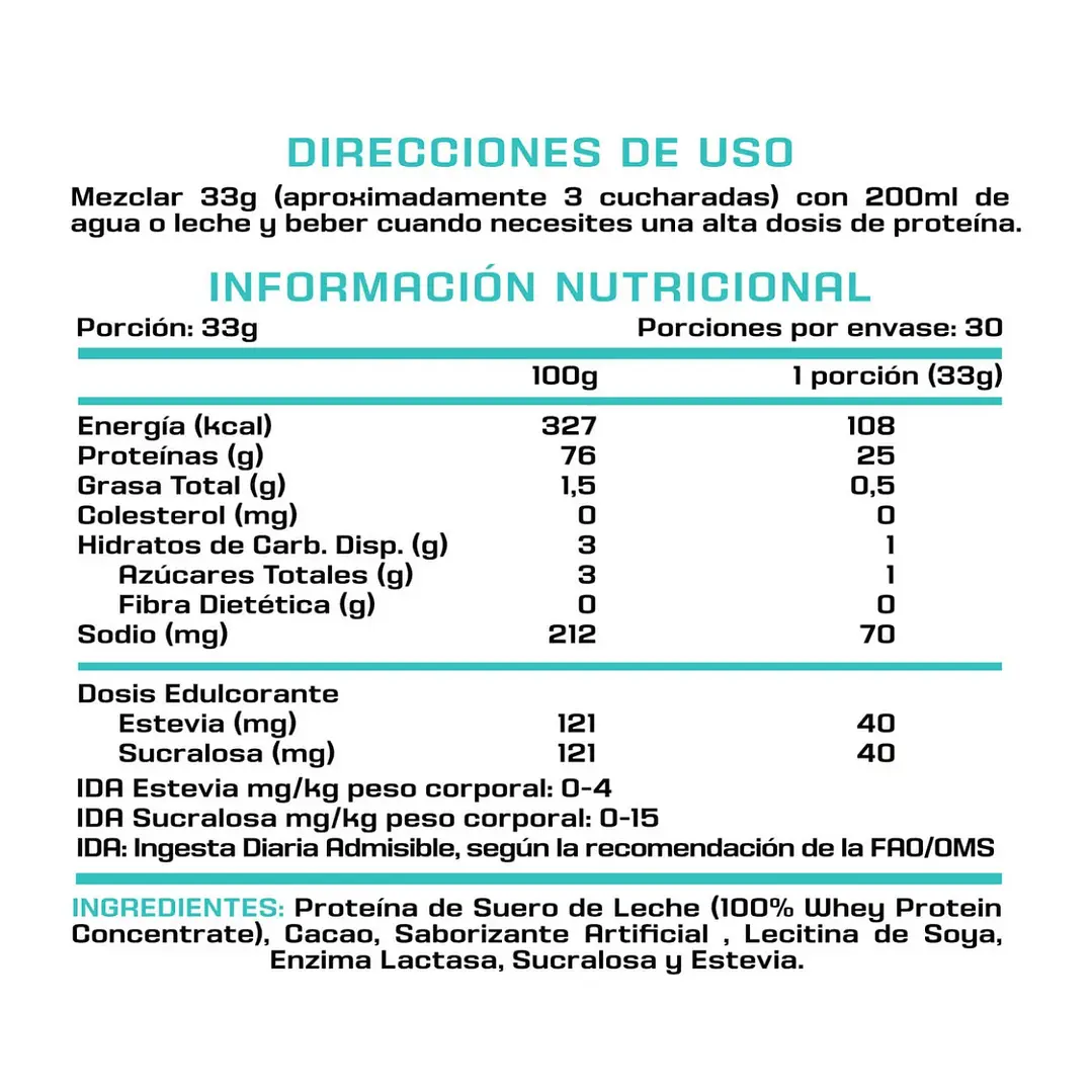 Miniatura de Proteína Whey Protein Chocolate Suizo Davel